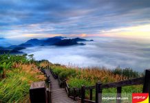 Ngắm núi A Lý Sơn đẹp như chốn bồng lai tiên cảnh tại Đài Loan