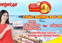 1.400.000 vé máy bay 0 đồng cùng Vietjet Air khám phá Việt Nam