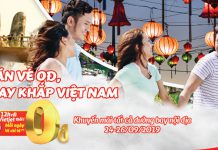 Săn vé 0 đồng khuyến mãi Vietjet Air khám phá Việt Nam